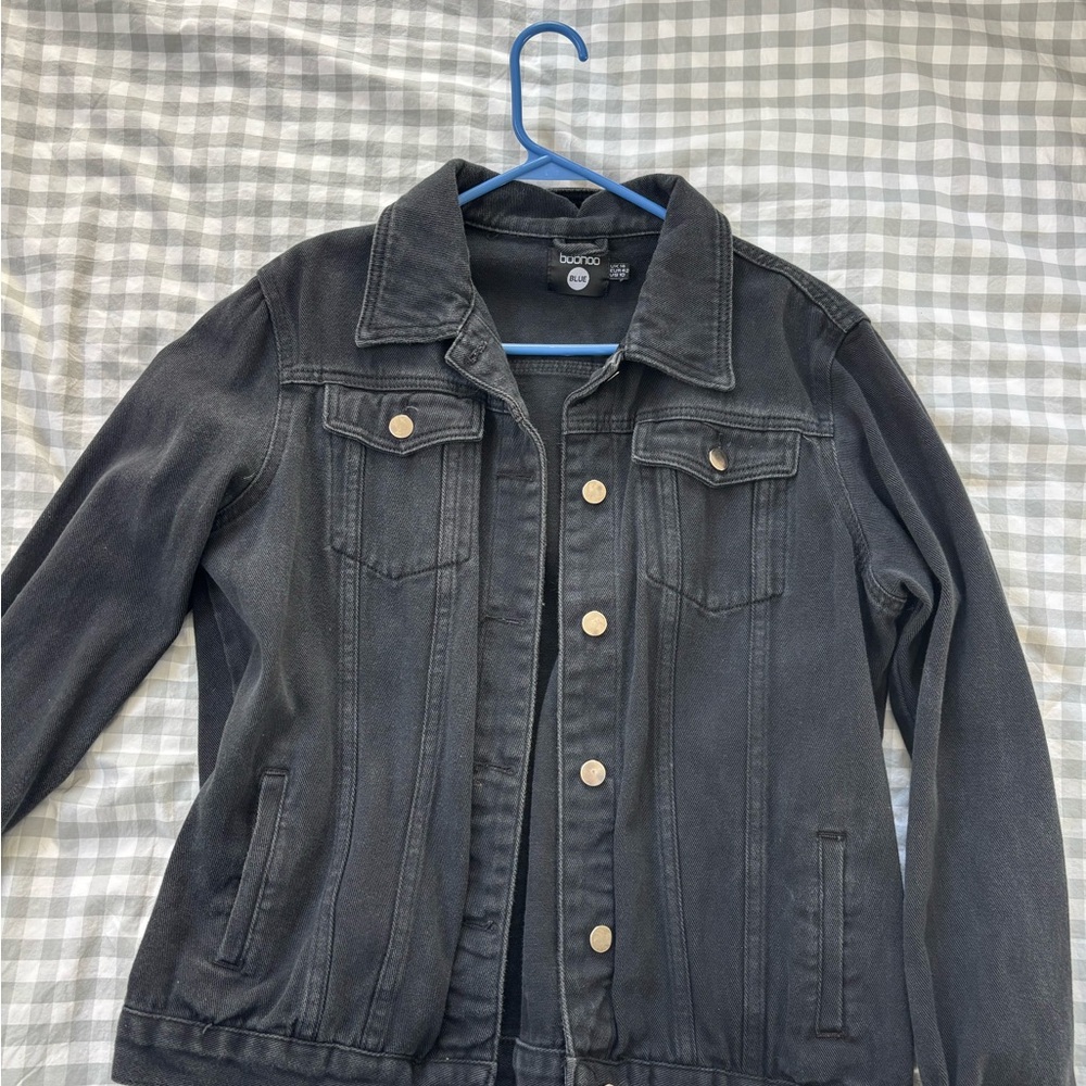 Boohoo black Denim Jacket